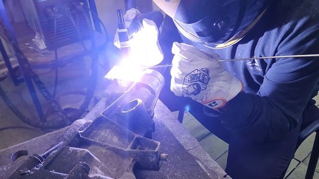 Сварка аргон ремонт КПП смотреть онлайн