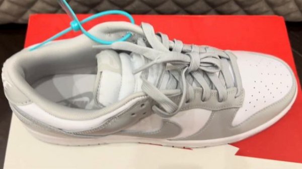 Nike Dunk low серые обзор