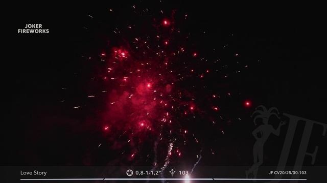 Салютная установка «Love Story» JF CV20-25-30-103 от Joker Fireworks | Джокер Фейерверки смотреть онлайн