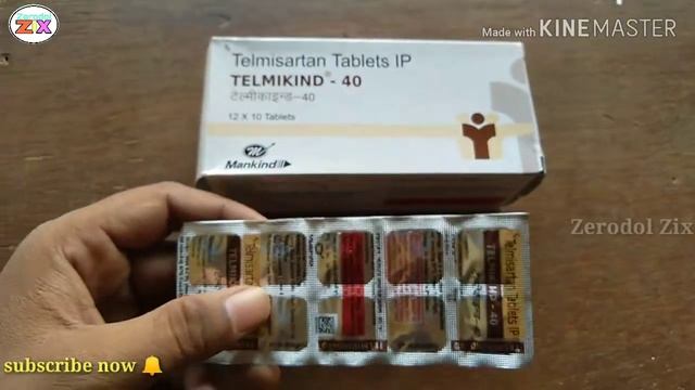 Telmisartan 40 Tablets (Telmikind 40) Composition, Uses,benefits,side Effects Review In Bengali