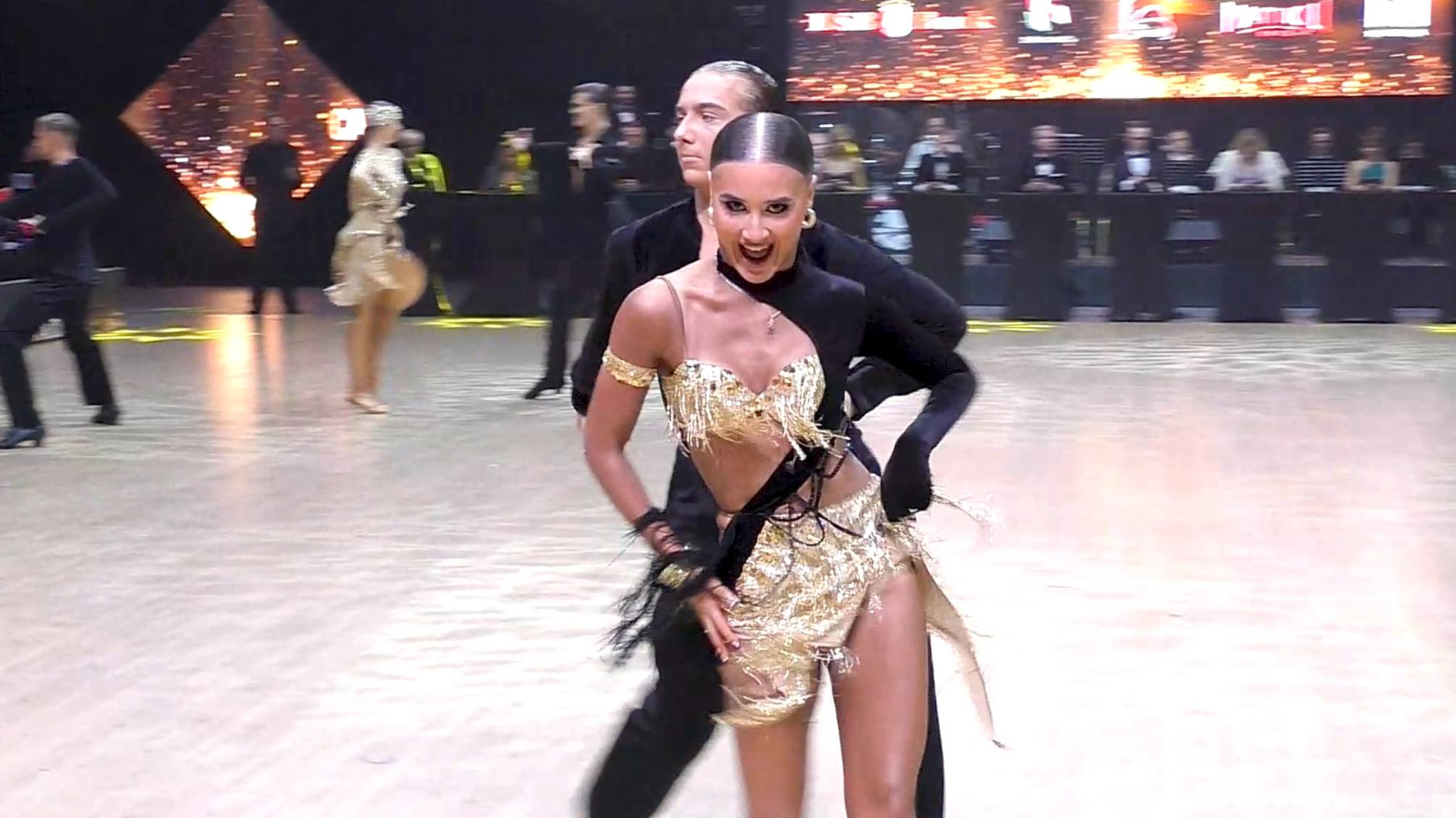 Молодежь-1 La (Open) 1/2: ча-ча-ча, самба, румба, пасодобль, джайв. Capital Cup Minsk 2024 смотреть онлайн