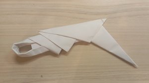 как сделать кирамбит из бумаги А4