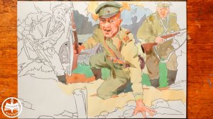 РУССКИЙ ВОИН ЗАЩИТНИК ОТЕЧЕСТВА
Видеоурок «Брусиловский прорыв» техника-гуашь