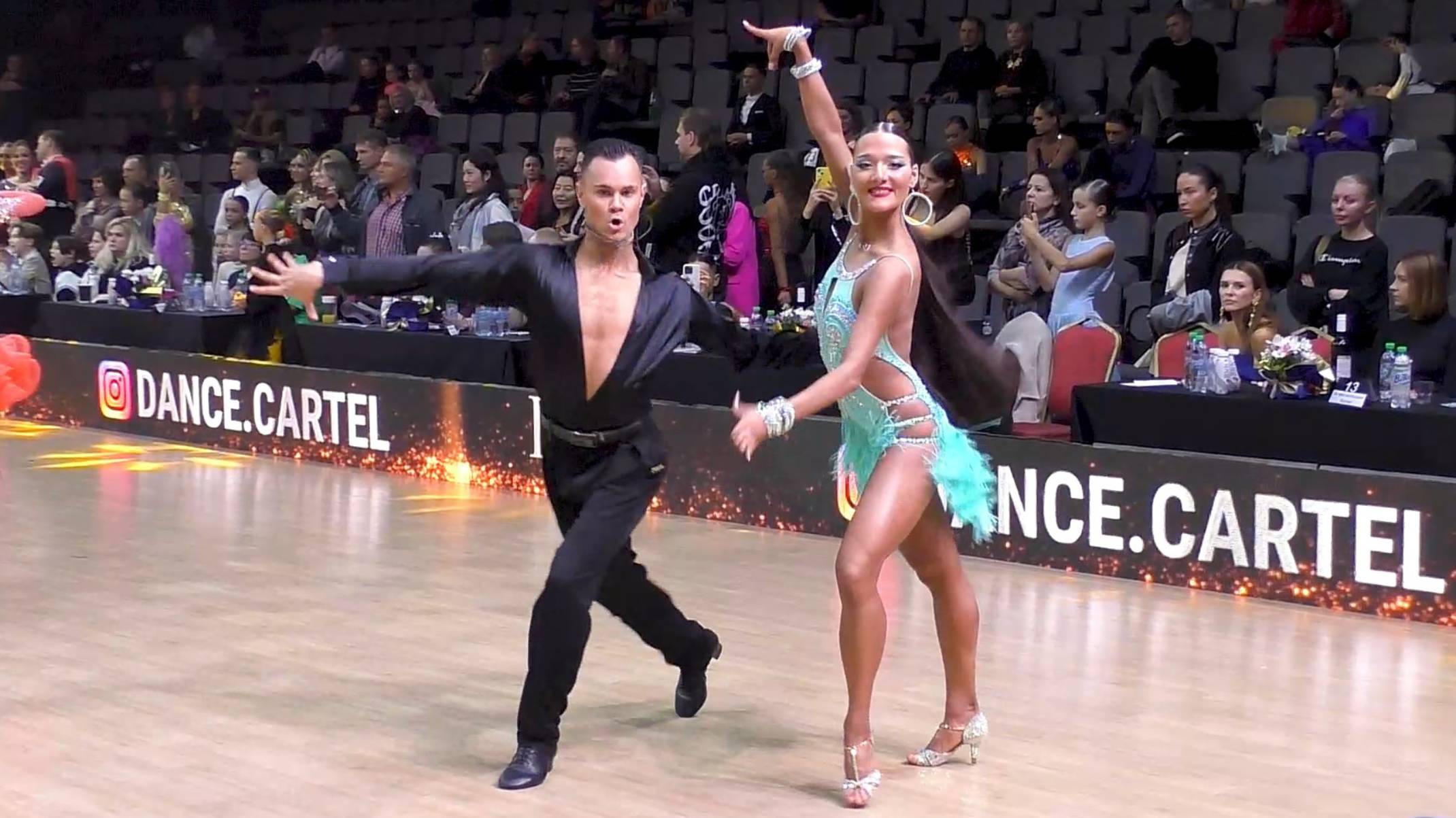 Взрослые La (Open) 1/4: ча-ча-ча, самба, рубма, пасодобль, джайв. Capital Cup Minsk 2024 смотреть онлайн