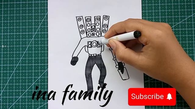 How to draw TITAN SPEAKERAMAN PART 5 | drawing step by step | drawing and coloring for children смотреть онлайн