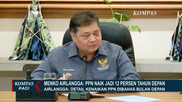Menko Airlangga Sebut Tarif PPN Naik Jadi 12 Persen Tahun Depan смотреть онлайн
