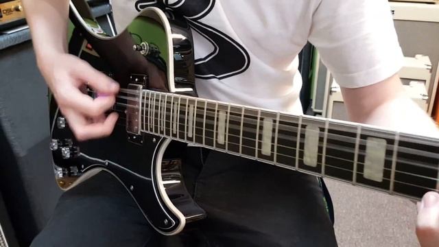 Hagstrom Fantomen Electric Guitar Demo, A Signature Model Of The Swedish Band Ghost