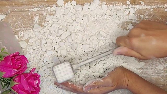 АСМР ~ Колка природного мела. Крошка мела Ассорти. ASMR ~ Splitting of natural chalk. смотреть онлайн