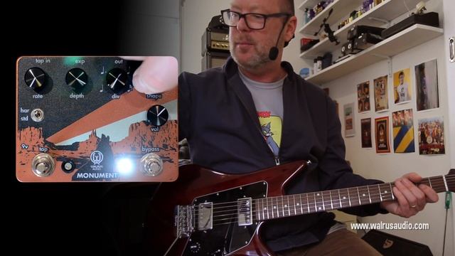 Walrus Audio: MONUMENT Tap Tempo Harmonic Tremolo смотреть онлайн