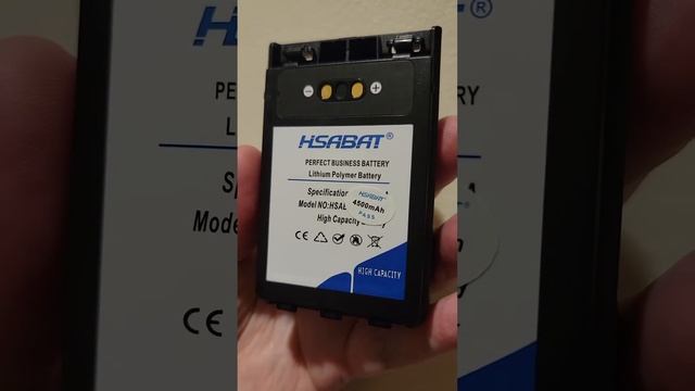 Yaesu Vertex battery SBR-14LI / replacement by HSABAT 4500MAH смотреть онлайн