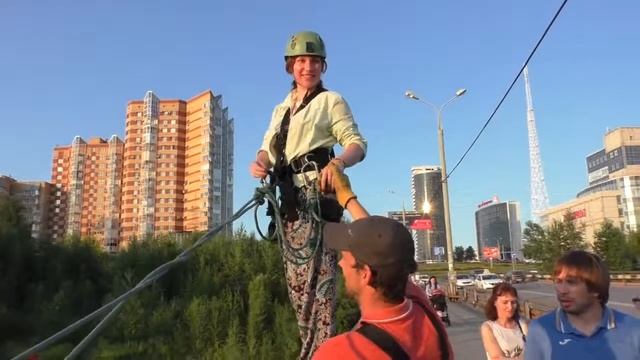 Прыжки с моста в Перми 17.07.2018 смотреть онлайн