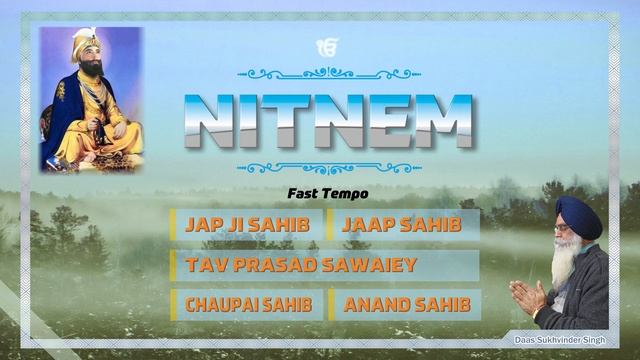 Nitnem (Full) - ਨਿਤਨੇਮ | 5 BANIS | FAST TEMPO | Gurbani смотреть онлайн