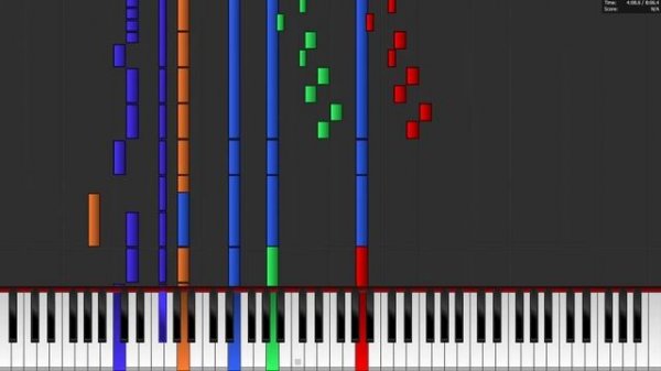 Kashmir - Led Zeppelin (Synthesia/Piano Roll/Karaoke/Instrumental)