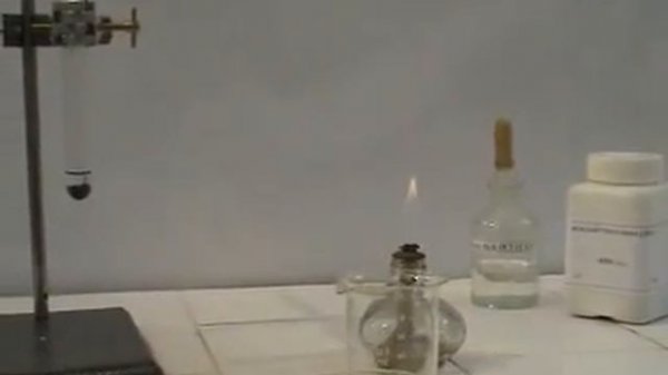 Chemical reaction HCl + Zn