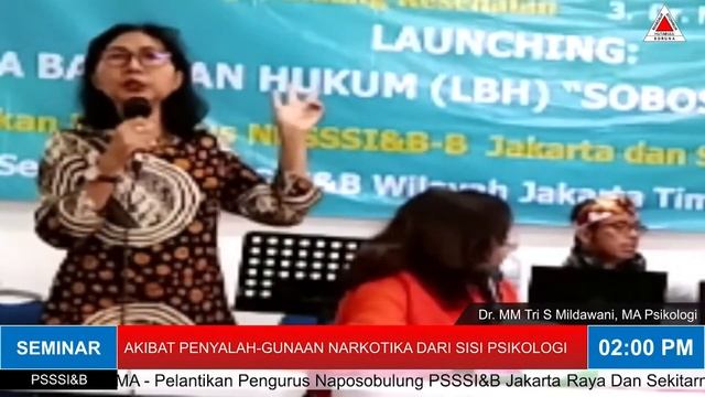 LENGKAP!! SEMINAR PSSSI&B "AKIBAT PENYALAHGUNAAN NARKOTIKA DARI SISI HUKUM, KESEHATAN DAN PSIKOLOGI смотреть онлайн