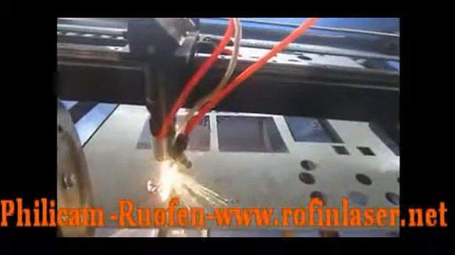 PHILICAM CO2 laser cutting machine with Z8 Reci laser tube смотреть онлайн