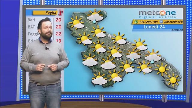 Previsioni Meteo: Lunedì 24 Aprile 2017 смотреть онлайн