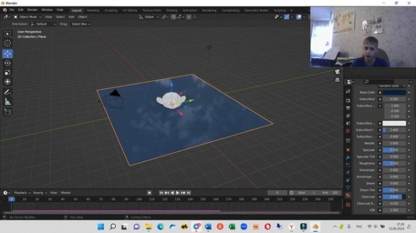 Создание воды Blender с реалистичной физикой