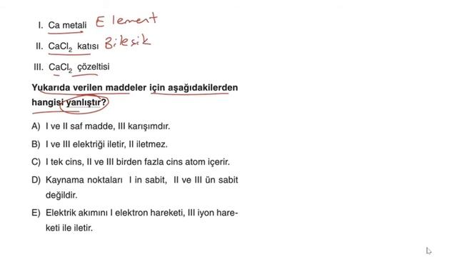 2021 AYDIN YAYINLARI TYT KİMYA SORU BANKASI I Maddenin Sınıflandırılması TEST 7 I Asistanım Kimya смотреть онлайн