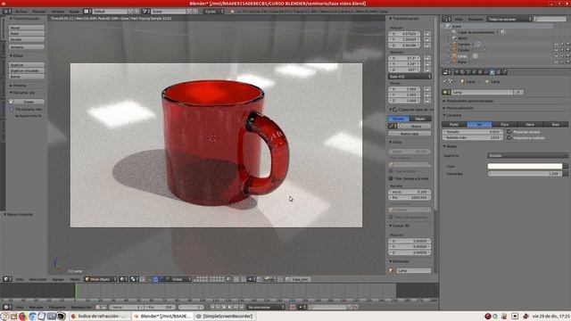 Render y materiales en Blender 2.79 2/3 смотреть онлайн