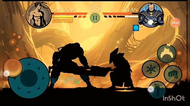 Shadow fight 2 : defeating eclipse Titan bare handed❗Epic fight✨ смотреть онлайн