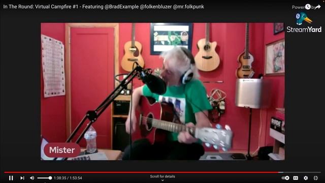 "Indigo" on Leela's "In the Round:Virtual Campfire #1" live stream 1/29/23 смотреть онлайн