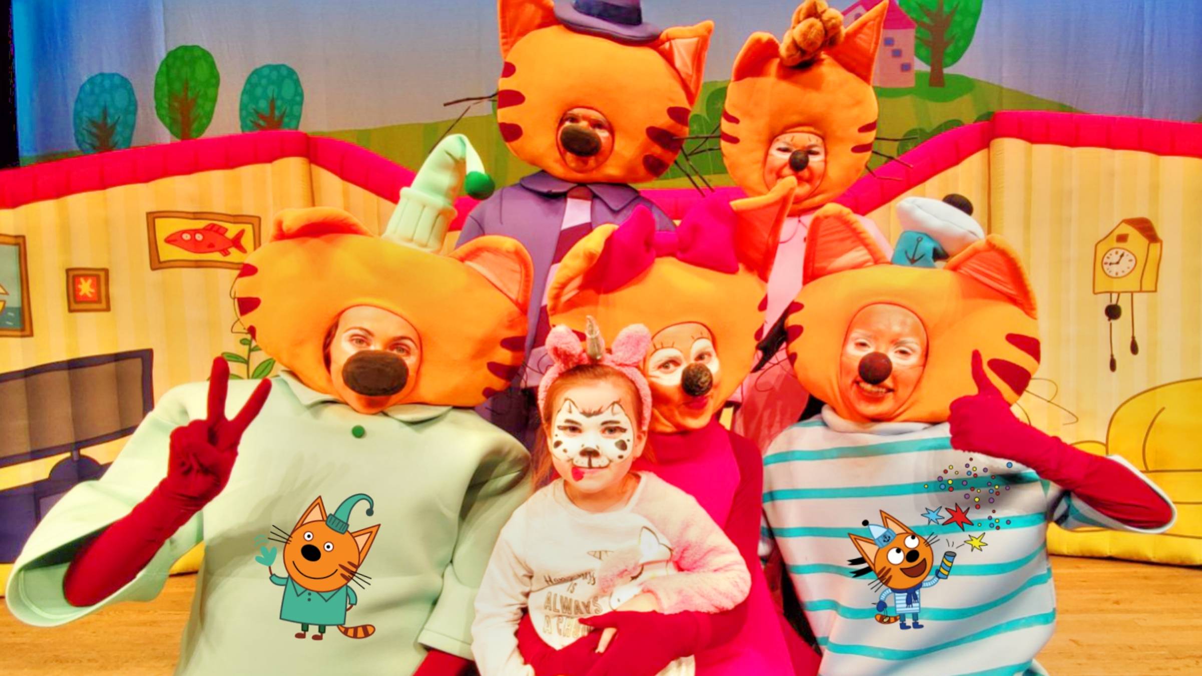 Три кота и Настя  Nastya Life VLOG 0+