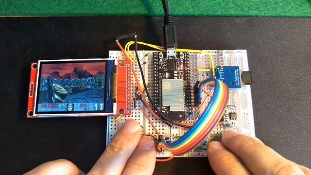 DOOM On An ESP32 Via SDCard With Sound