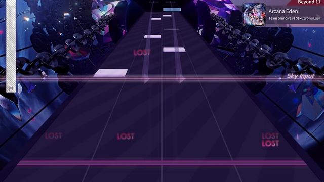 [Arcaea] Arcana Eden - Team Grimoire vs Sakuzyo vs Laur (Beyond 11) Chart View смотреть онлайн
