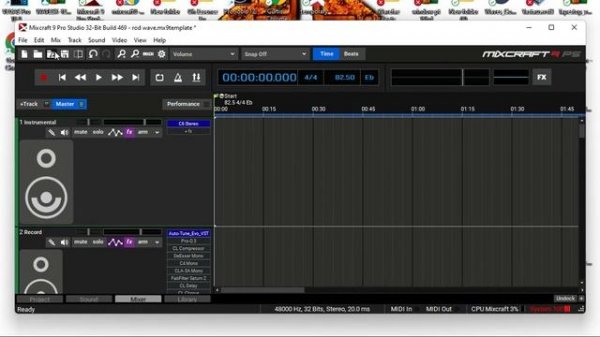 Mixcraft 9 Pro Studio How to find tempo/key