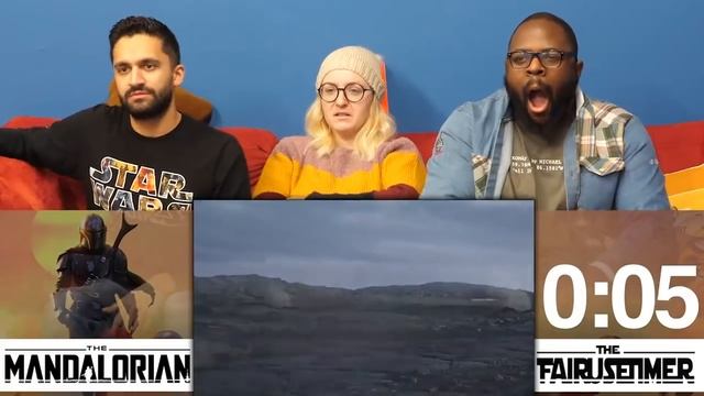 "Punching Baby Yoda" The Mandalorian Chapter 8 | Reaction Compilation смотреть онлайн