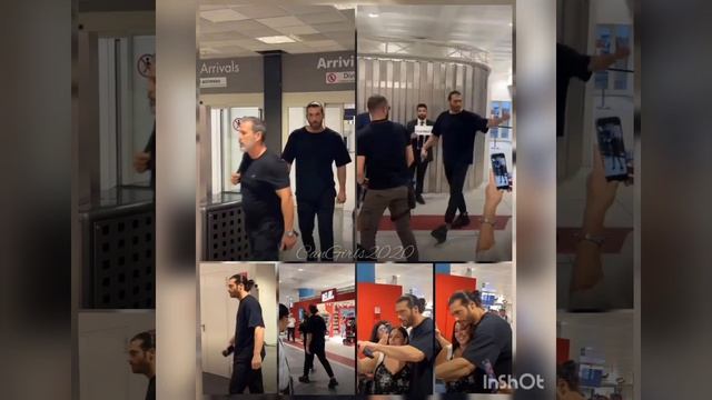 Today Can Yaman in Paleramo Airport💥 смотреть онлайн