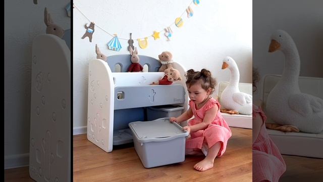 Стеллаж для игрушек и книг IFAM EASY DOING-2, белый IF-064-EDFB2-W