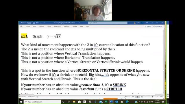 10 1 Graphing Square Root functions смотреть онлайн