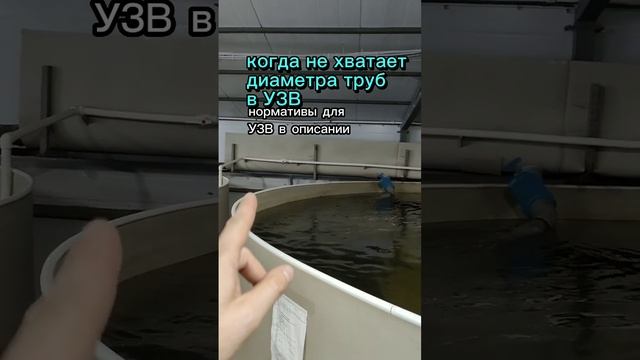 Как сделать подачу воды в бассейны с рыбой в большой УЗВ #акварост #узв #рыба смотреть онлайн