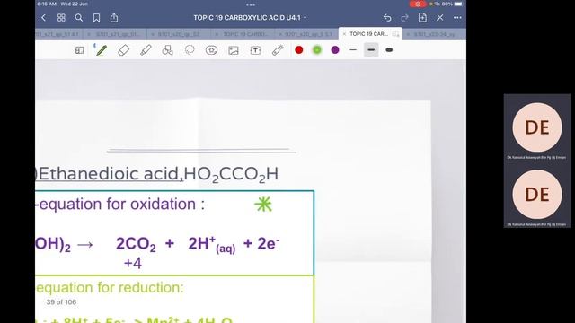Wednesday 22nd June 2022 Further Oxidation of COOH, Ester formation, Acyl Chloride Formation смотреть онлайн