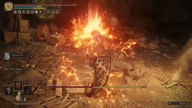 Necromancer Garris Boss Fight! FAMILY HEADS Weapon Location! Sages Cave (Altus Plateau) смотреть онлайн