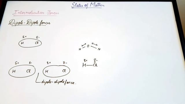Dipole-Dipole Forces- Intermolecular Forces смотреть онлайн