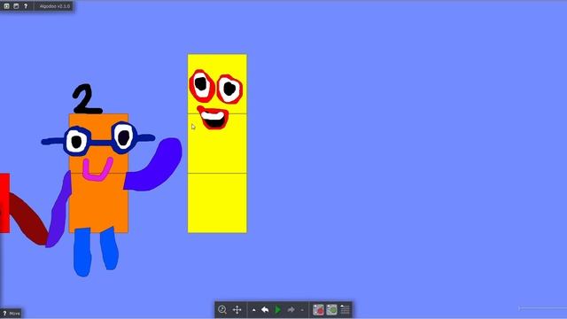 Algodoo - How to make numberblocks step by step - 1 to 10 - смотреть ...
