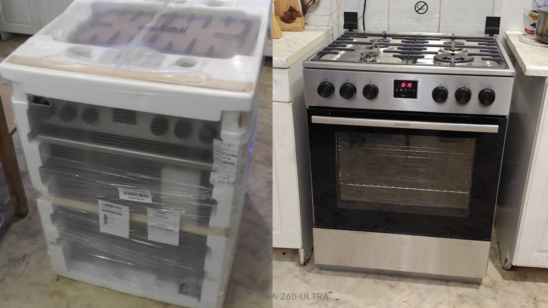 Распаковка, установка ,короткий обзор газовой плиты Gorenje GGI6C21XA 60 см смотреть онлайн