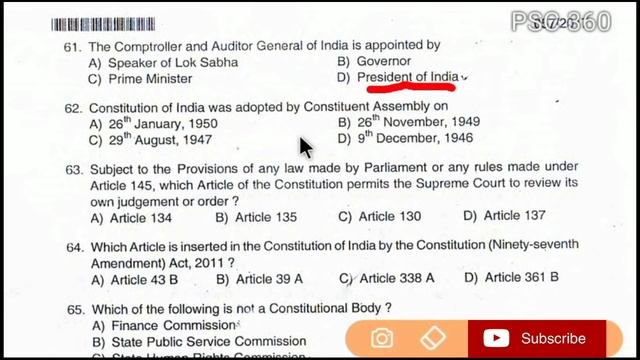 Kerala PSC || Previous Question Paper || Part - 2 смотреть онлайн