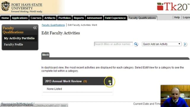 Access Merit Form in Tk20 смотреть онлайн