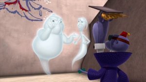 Мультфильмы   Каспер  Школа страха   Безоружен и очень опасен   Серия 3