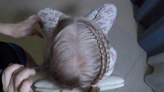 Двойные косы на длинные волосы | Прически для девочек смотреть онлайн