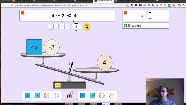 Instructions on Equation Builder (Phet Simulator) смотреть онлайн
