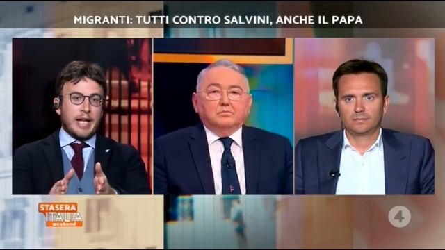 DIEGO FUSARO: Immigrazione di massa, una pallottola sparata contro i lavoratori [Rete4] смотреть онлайн