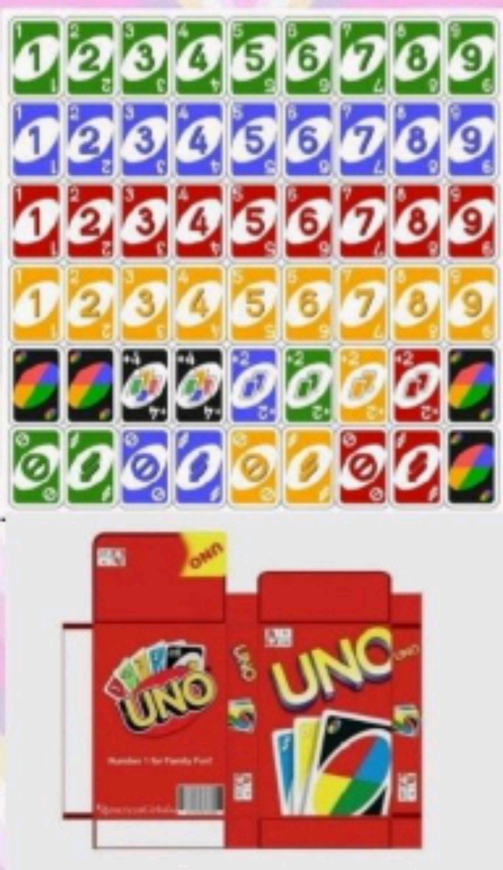 делаю карты Уно