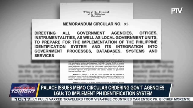 Palace issues memo circular ordering government agencies, LGUs to implement PH identification syste смотреть онлайн