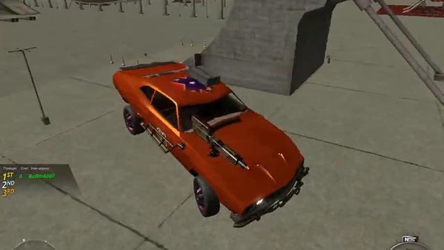 Потная попытка залететь на кран в игре (Slick гонки на выживание) смотреть онлайн