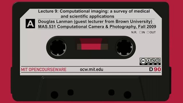 Lecture 9: Computational imaging: a survey of medical and scientific applications смотреть онлайн